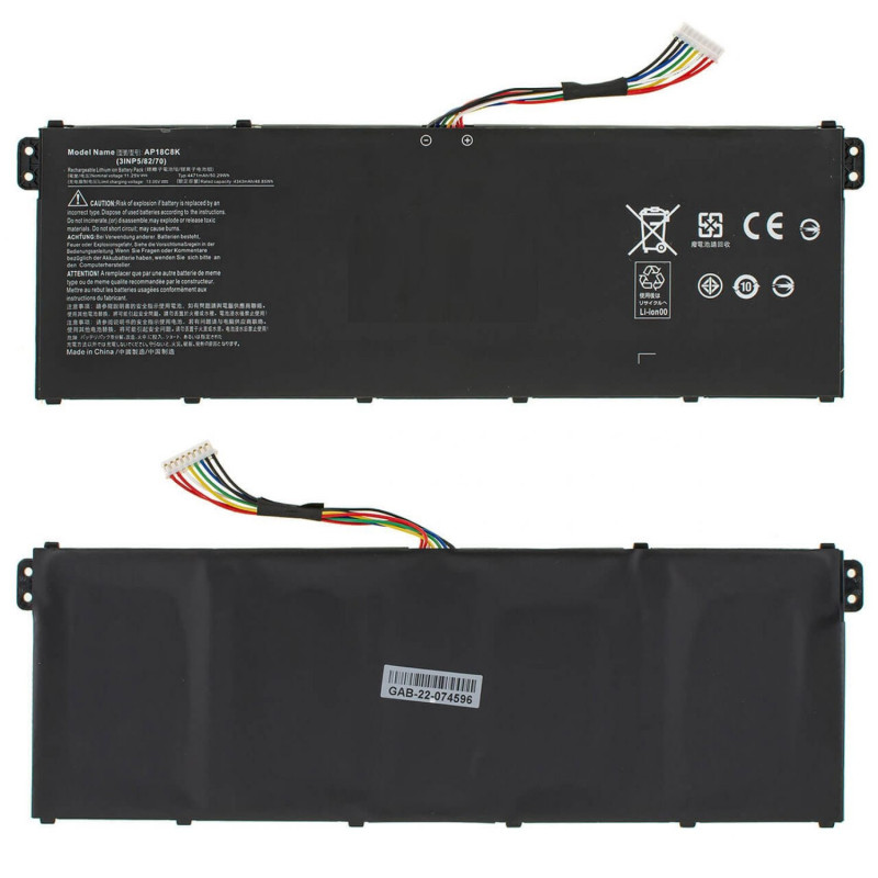 Батарея ACER ASPIRE A715-42G AP18C8K 3INP58270 4471mah 11.25B
