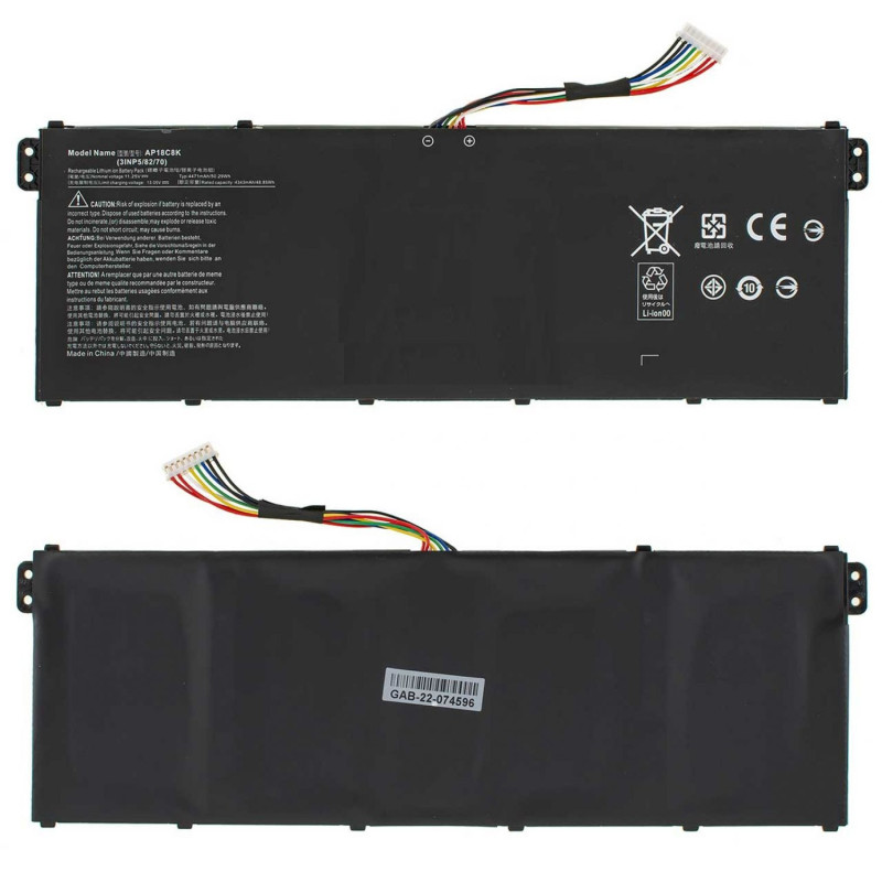 Батарея Acer Aspire A315-58G AP18C8K 4470mah 11.25B