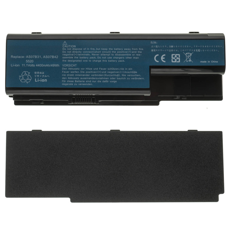Батарея Acer TravelMate 7330 7530 7530G 7730 7730G AS07B41 11.1B 4400mah