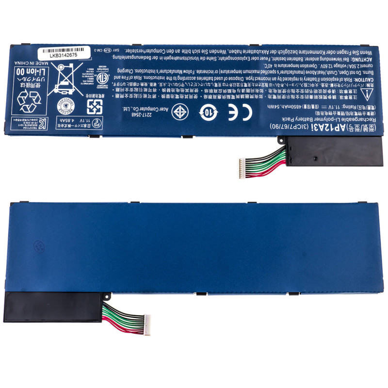 Батарея Acer Aspire M3-580 M3-580G M3-581G M3-581PT M3-581T M3-581PTG M3-581TG KT.00303.002 KT00303002 4500mah 11.1B