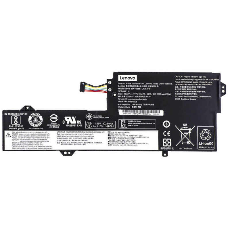 Батарея Lenovo L17M3P61 L17L3P61 L17C3P61 5B10N87359 5B10N87357 3108mah 11.25B