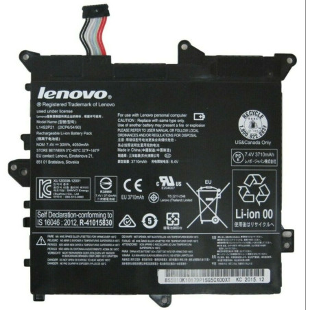 Батарея Lenovo L14M2P22 L14S2P21 5B10H09630 5B10H11758 5B10H09632 4050mah 7.4B