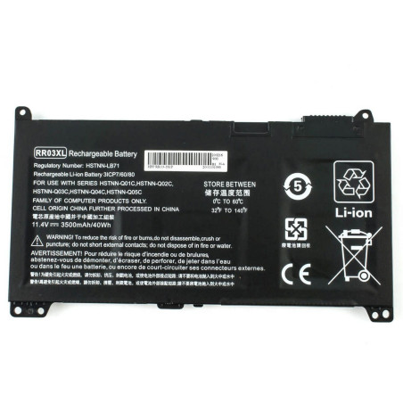Батарея HP ProBook 430 G5 HSTNN-Q01C HSTNN-Q02C HSTNN-Q03C HSTNN-Q04C HSTNN-Q06C RR03048XL HSTNN-Q02C 3500mah 10.95B