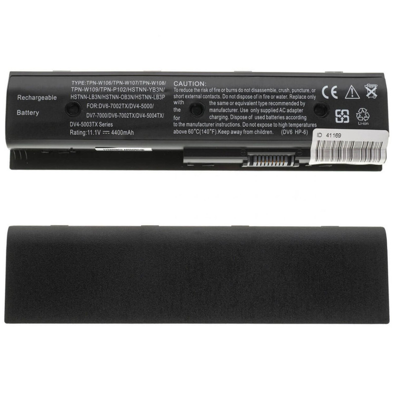Батарея HP Pavilion DV4-5000 HSTNN-LB3N TPN-W107 TPN-W108 TPN-W109 TPN-C106 MO09 TPN-P102 TPN-W106 MO06 4400mah 11.1B