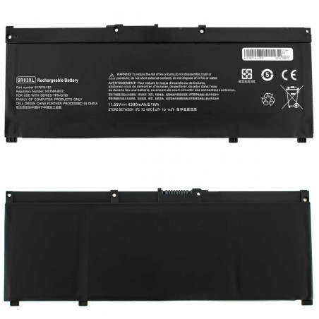 Батарея HP Pavilion 15-CX 917724-856 HSTNN-DB8Q HSTNN-IB8L SR03XL TPN-C133 TPN-C134 TPN-Q194 SR03052XL-PL 4380mah 11.55B