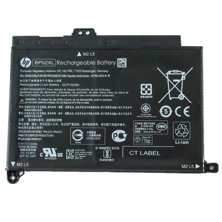 Батарея HP Pavilion 15-AW 15Z-AW HSTNN-LB7H HSTNN-UB7B BP02XL BP02041XL TPN-Q172 TPN-Q175 849909-855 849569 5150mah 7.7B