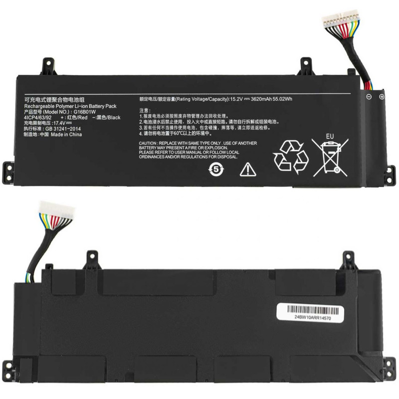 Батарея Xiaomi Redmi G Gaming 16 G16B01W 3600mag 15.2B