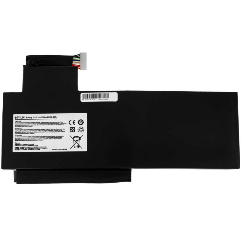 Батарея MSI WS72 6QJ WS72 6QI WS72 6QH WS72 BTY-L76 MS-1771 MS-1772 MS-1773 MS-1774 5380mah 11.1B