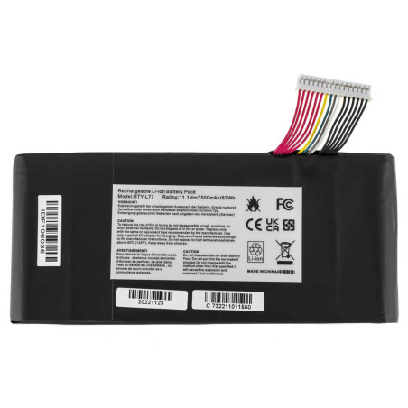 Батарея MSI MS-1783 BTY-L77 2PE-022CN 2QD-1019XCN 2QD-292XCN BTY-L77 7500mah 11.1B