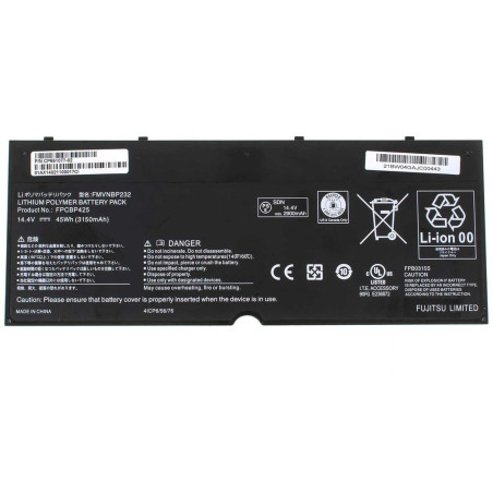 Батарея Fujitsu LifeBook U745 T936 T935 T904 FPCBP425 3150mah 14.4B