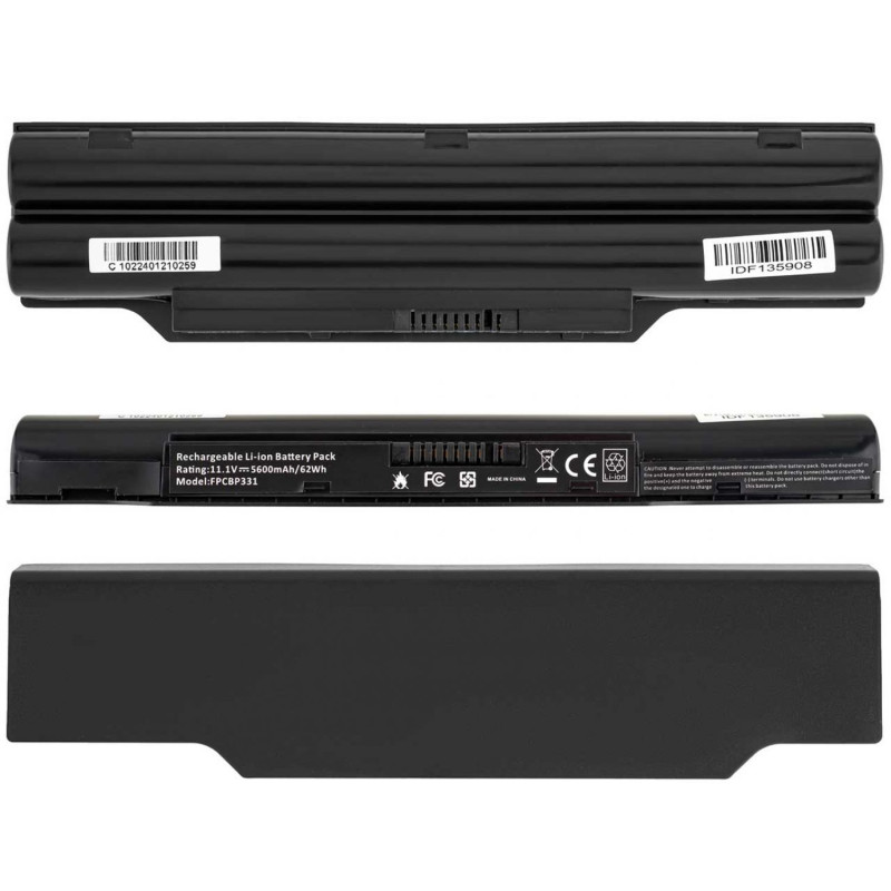 Батарея Fujitsu Lifebook AH562 A512 AH532 GFX A532 AH532 A531 A530 AH512 FPCBP331 M3311DE M3501DE M55A2CZ 5600mah 11.1