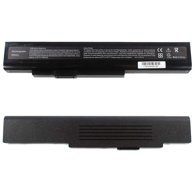 Батарея Fujitsu FUTRO MP702 A32-A15 A41-A15 A42-A15 FMVNBP217 FPCBP343 FPCBP343AP FPCBP344 4400mah 10.8B