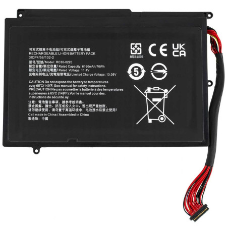 Батарея Razer RZ09-02876G92-R3G1 RZ09-02878E92-R341 RZ09-02877E92-R3E1 RZ09-02878W92-R3W1 RZ09-03148W02-R3W1 RZ09-02878
