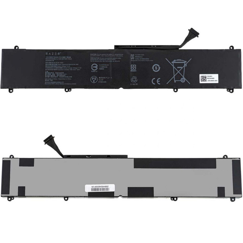 Батарея Razer Blade 16 2024 Blade 16 16 2024 16 2023 RZ09-05102TN4-R3T1 RC30-0483 6180mah 15.4B