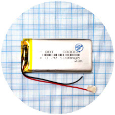 Батарея 62х30х6 мм 1000 mAh 3.7V