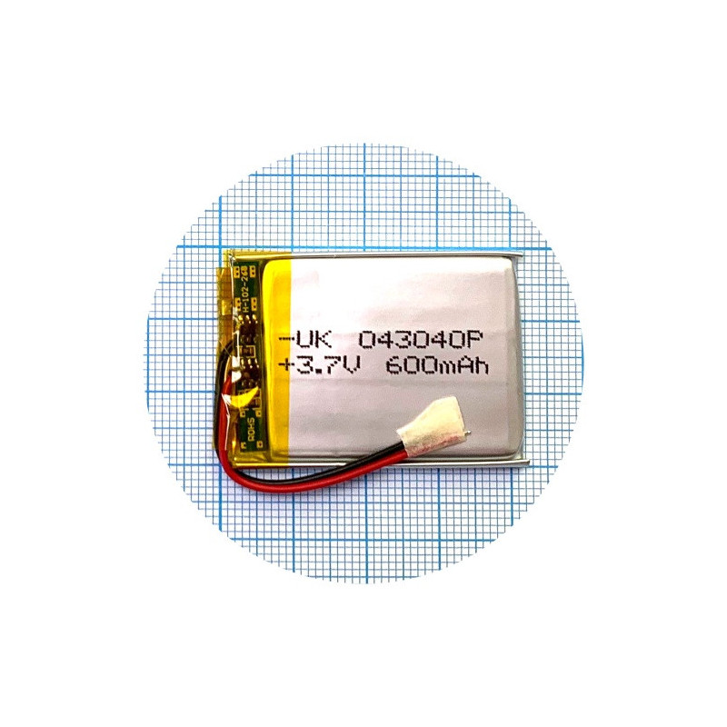 Батарея 4 600 mAh 3.7V 41х29х4 мм