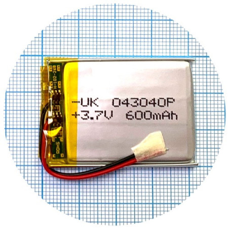 Батарея 4 600 mAh 3.7V 41х29х4 мм