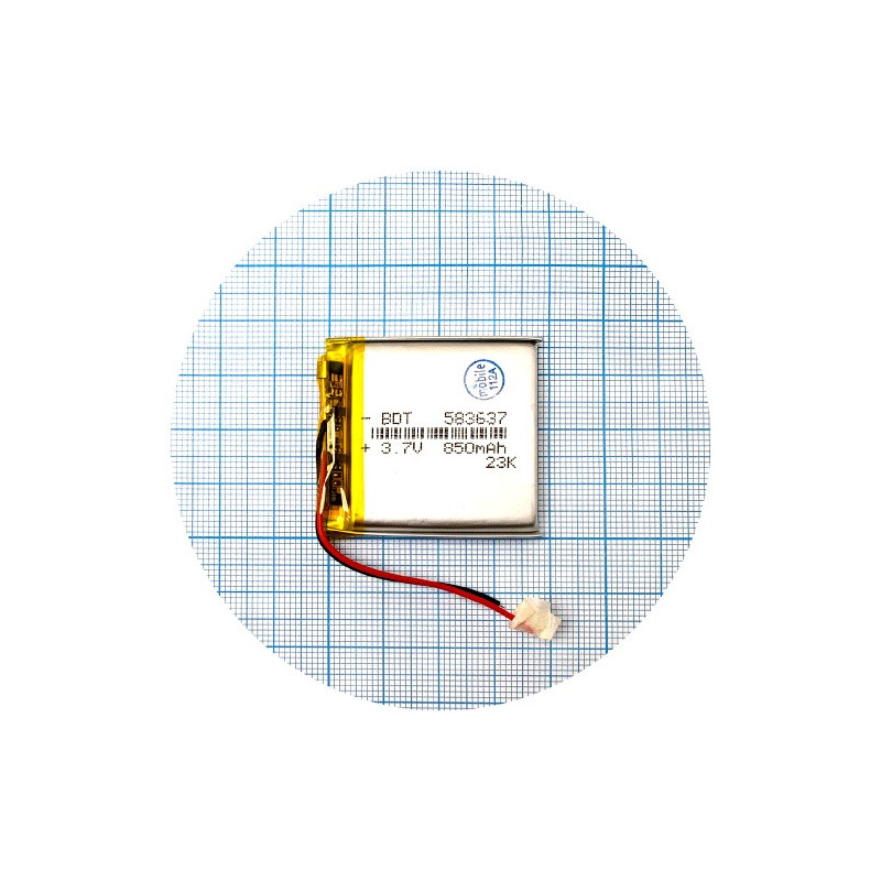 Батарея 40х36х5.5 мм 850 mAh 3.7V