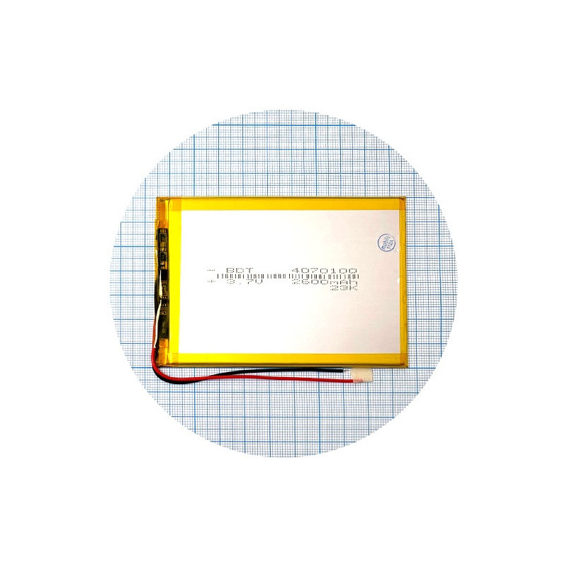 Батарея 101х70х3 мм 2600 mAh 3.7V