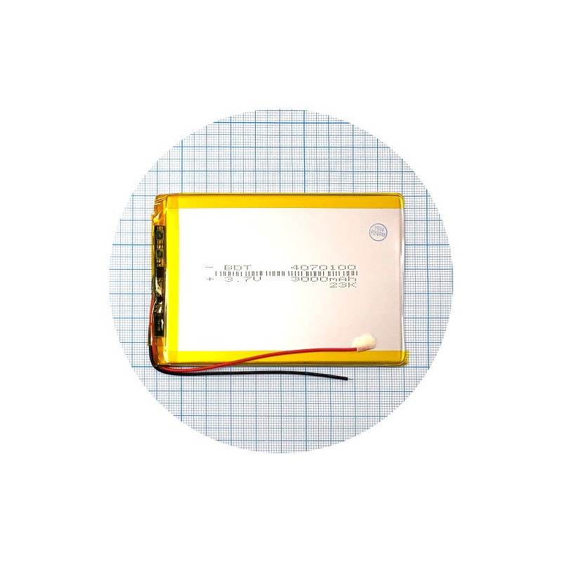 Батарея 101х70х3 мм 3000 mAh 3.7V