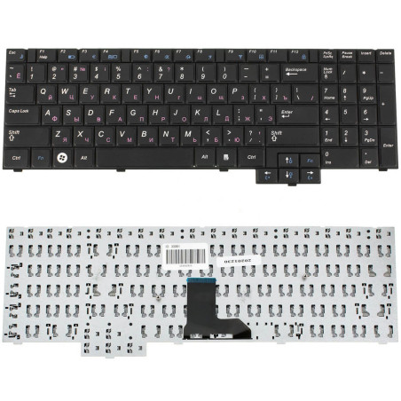 Клавиатура Samsung NP-R525-JS01UA 19375 BA59-02529D CNBA5902529DBIL BA59-02832C BA59-02832D CNBA5902529DBYNF CNBA5902