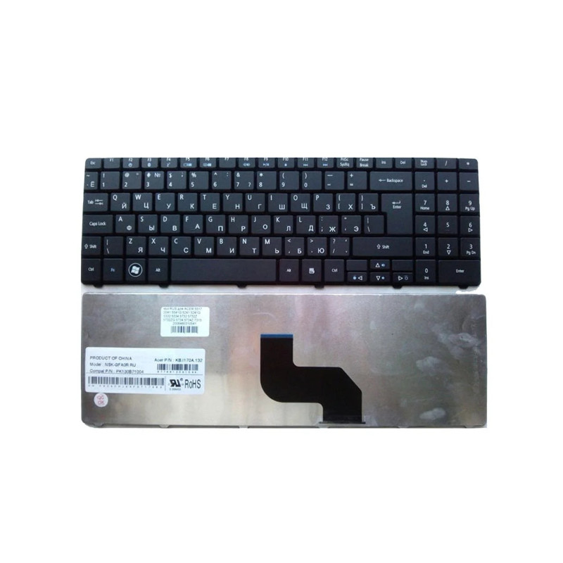 Клавиатура Acer 6037B0043301 9J.N2M82.01D 9J.N2M82.A0R 9J.N82M82.00R 9J.N82M82.A0R 9Z.N2M82.00R 9Z.N2M82.A0R 9Z.N2M82