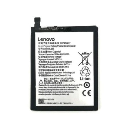 Батарея Lenovo BL265 Vibe K4 Note A7010 Motorola Moto M XT1663 XT1662 3000 mAh
