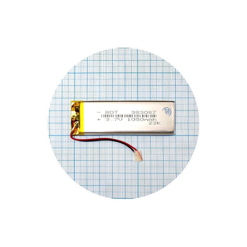 Батарея 81x27x4 мм 1050 mAh 3.7V Батарея 81x27x4 мм 1050 mAh 3.7V