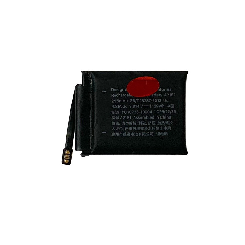 Батарея Apple A2181 Watch 5 44 мм A2093 Watch SE 44 mm A2352 296 mAh