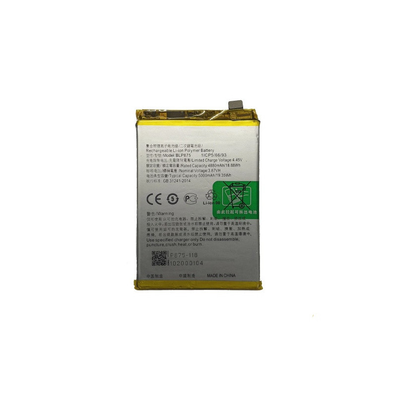 Батарея Realme BLP875 C55 RMX3710 Narzo 50 4G 5G AAA
