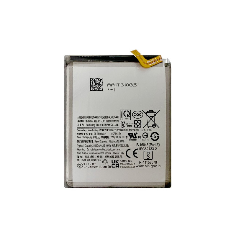 Батарея Samsung EB-BS908ABY Galaxy S22 Ultra 5G SM-S908B SM-S908B DS SM-S908U SM-S908U1 SM-S908W SM-S908N SM-S90 5000mah
