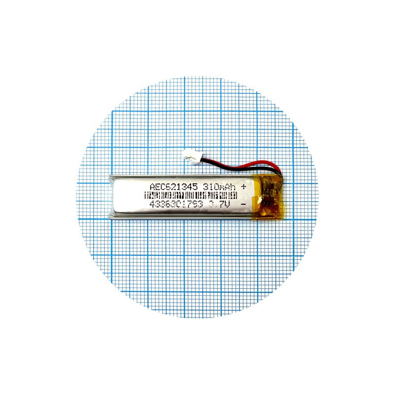 Батарея 48х12х6 мм 310 mAh 3.7V
