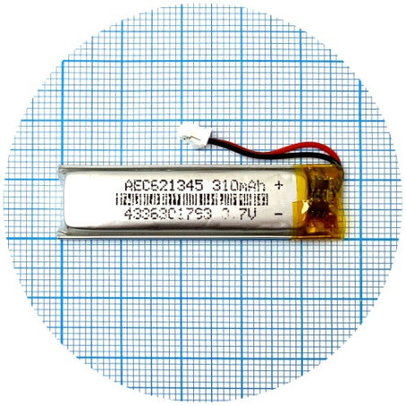 Батарея 48х12х6 мм 310 mAh 3.7V
