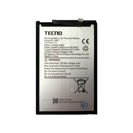 Батарея Tecno BL-68BT Pova Neo 2 Pova Neo 3 7000 mAh