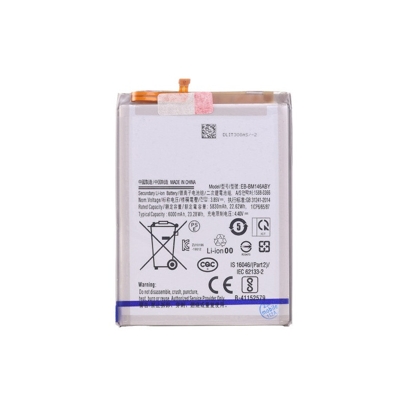Батарея Samsung EB-BM146ABY Galaxy M34 5G SM-M346B SM-M346B DS Galaxy M54 SM-M546B SM-M546B DS Galaxy M54 M14 6000 mAh