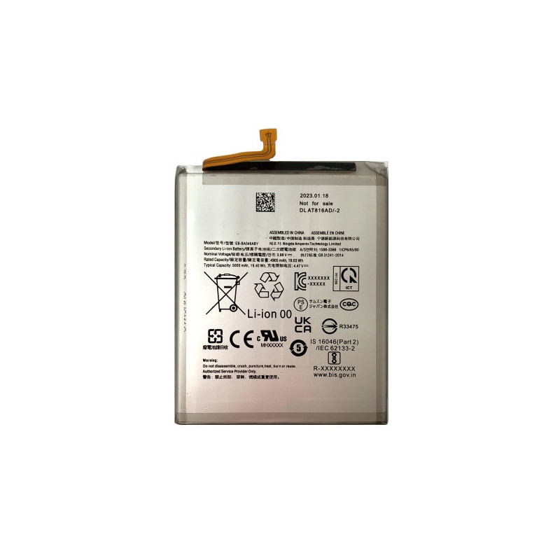 Батарея Samsung EB-BA546ABY Galaxy A34 A346E A54 A546B A25 A256E A35 5G A356E 5000 mAh