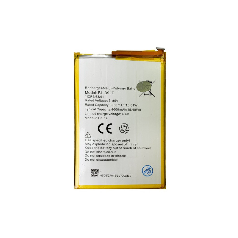Батарея Tecno BL-39LT Spark 4 KC8 Spark 4 Lite KC8S Camon 12 12 Air 3900 mAh