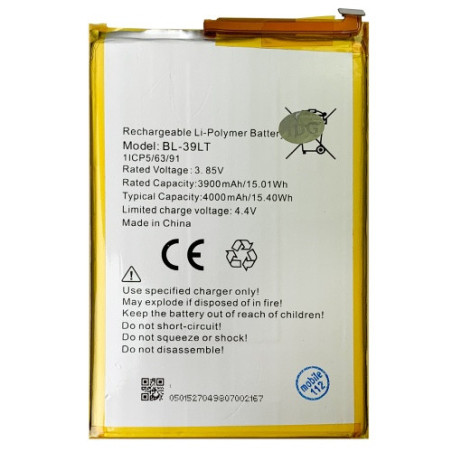 Батарея Tecno BL-39LT Spark 4 KC8 Spark 4 Lite KC8S Camon 12 12 Air 3900 mAh