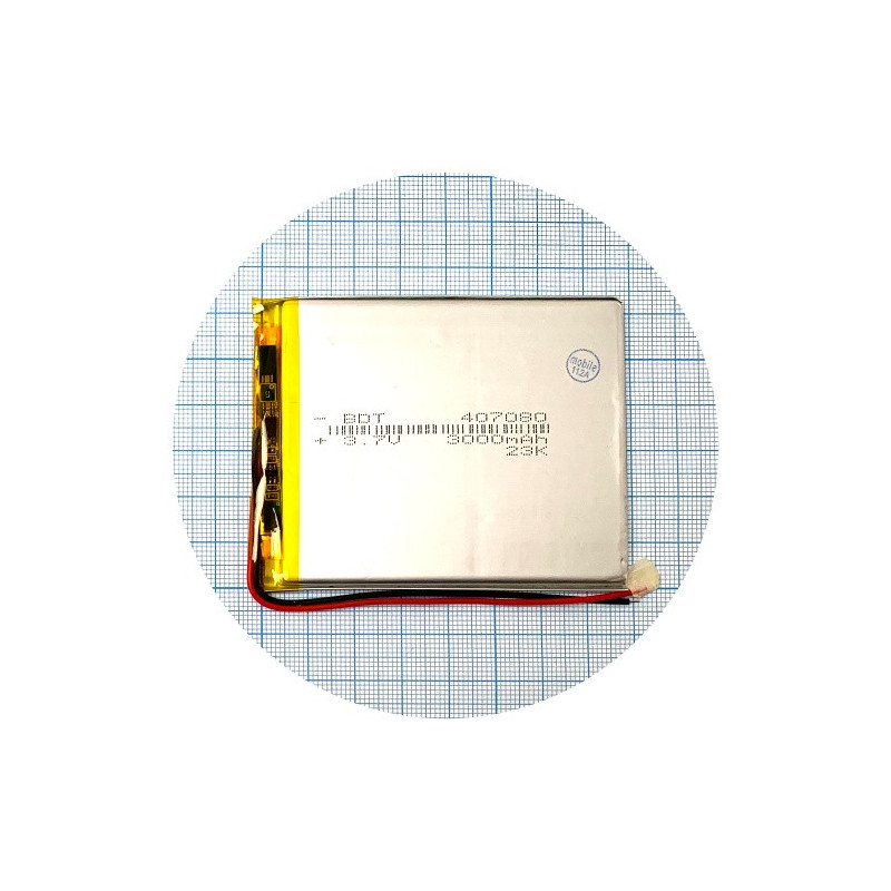 Батарея 79х70х3 мм 3000 mAh 3.7V Батарея 79х70х3 мм 3000 mAh 3.7V