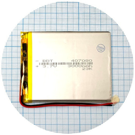 Батарея 79х70х3 мм 3000 mAh 3.7V