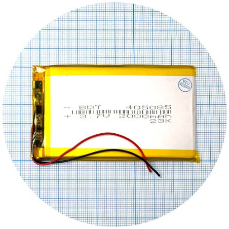 Батарея 85х50х4 мм 2000 mAh 3.7V