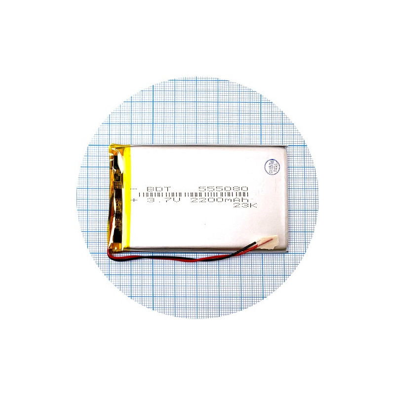Батарея 85х50х4 мм 2200 mAh 3.7V Батарея 85х50х4 мм 2200 mAh 3.7V