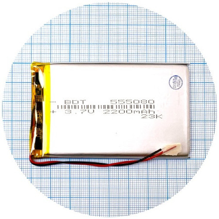 Батарея 85х50х4 мм 2200 mAh 3.7V