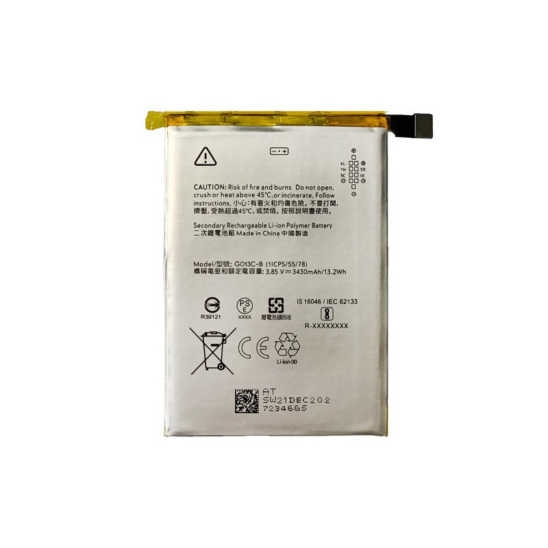 Батарея Google G013C-B Pixel 3 XL 3430 mAh