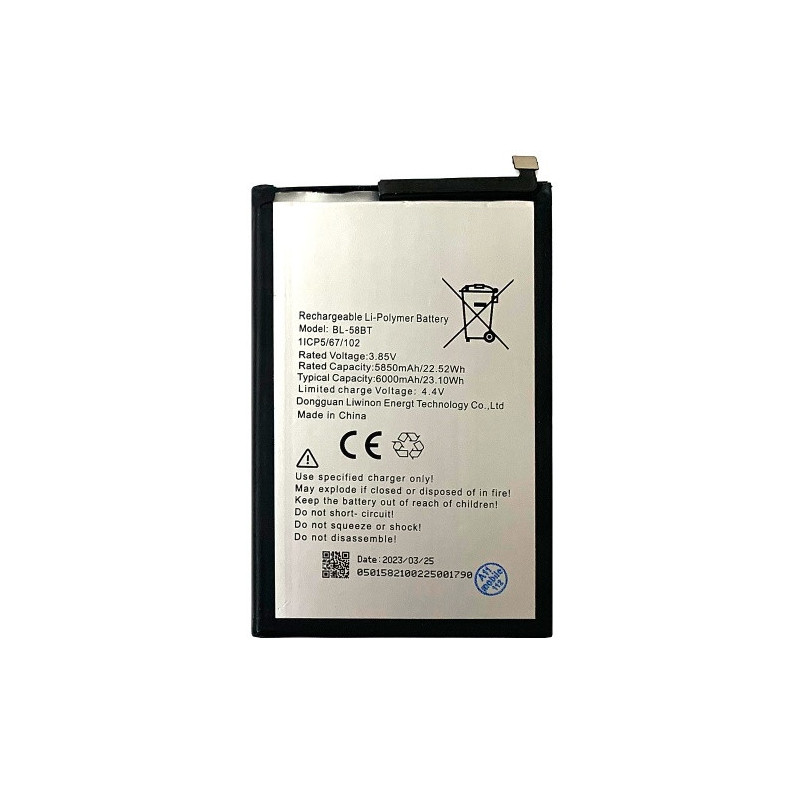 Батарея Tecno BL-58BT Pova LD7 Pova Neo LE6 LE6h Pova 5G LE8 Pova 4 LG7n 6000 mAh Батарея Tecno BL-58BT Pova LD7 Pova Neo LE6 LE6h Pova 5G LE8 Pova 4 LG7n 6000 mAh
