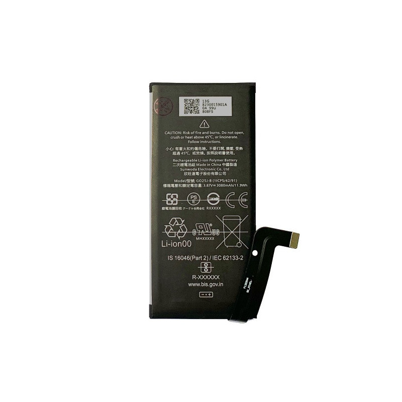 Батарея Google G025J-B GA02099 Pixel 4A 3140 mAh