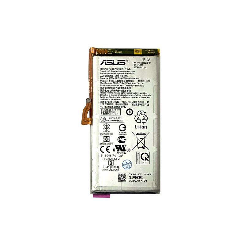 Батарея Asus C11P1903 ROG Phone 3 ZS661KS ASUS I003D ZS661KS I003DD I003D 5800 mAh