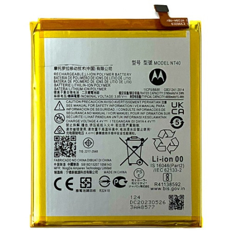 Батарея Motorola NT40 Moto E20 XT2155 XT2155-1 XT2155-3 3760 mAh