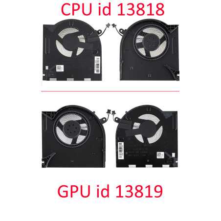 Вентилятор для ноутбука DELL Alienware M17 12 V K13089 DFS240012BK0T DFSCK324162A2K EG50061S1 1C010 C060 DC28000ROSL 0CNV63