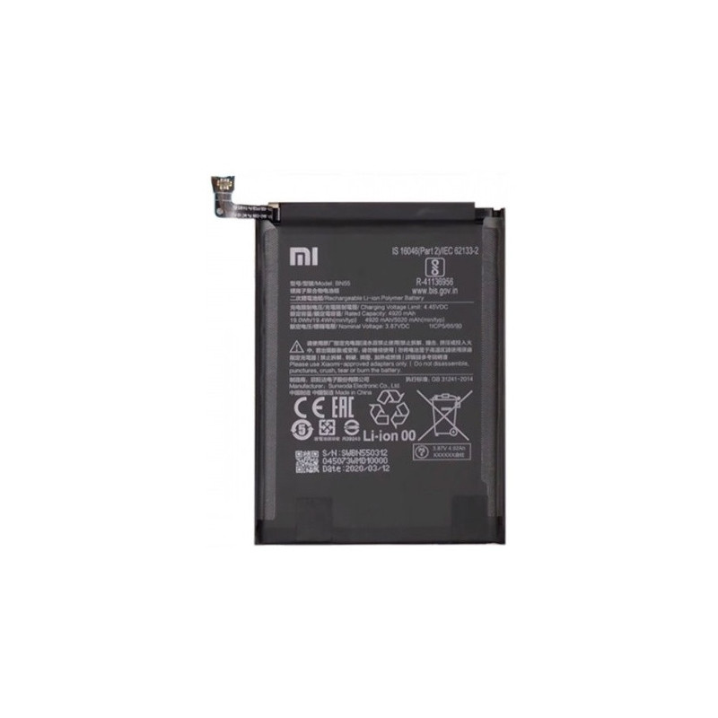 Батарея Xiaomi BN55 Redmi Note 9S 5020 mAh